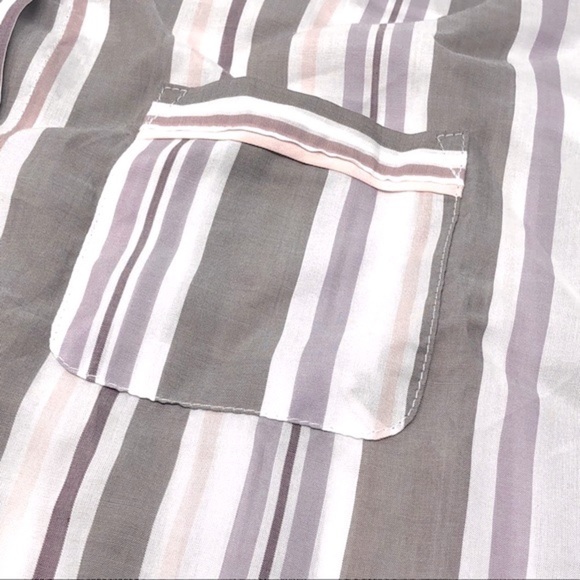 🌺 Stars Above Stripe Button Down Soft Stripe Shirt Size S NWT - Picture 5 of 10